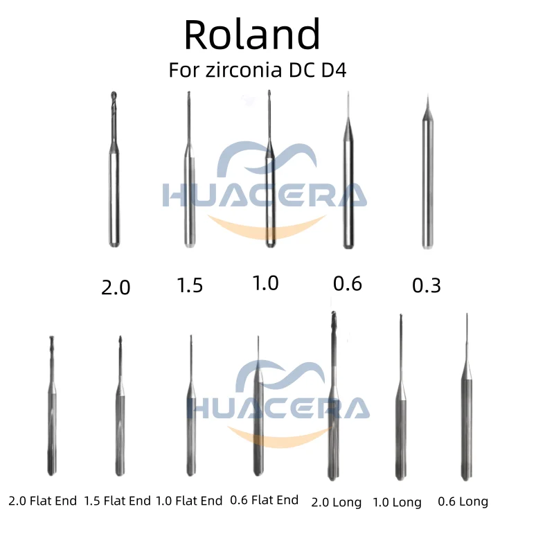 Фото Шлифовальный инструмент Roland DWX50/51D/52 для зубных фрез №2