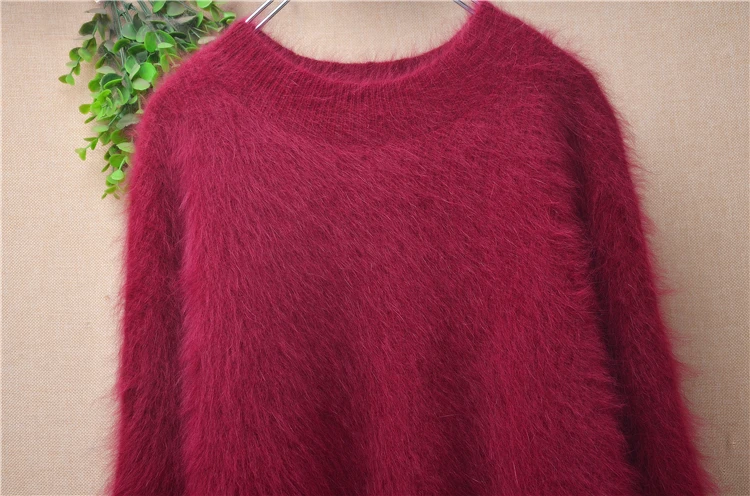 Женская осенне-зимняя одежда кашемировый вязаный пуловер с длинными рукавами и