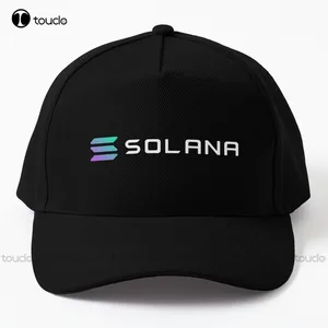 Solana Cryptocurrency - Solana Sol Baseball Cap Military Hats For Men Comfortable Best Girls Sports Hip Hop Trucker Hats Cartoon