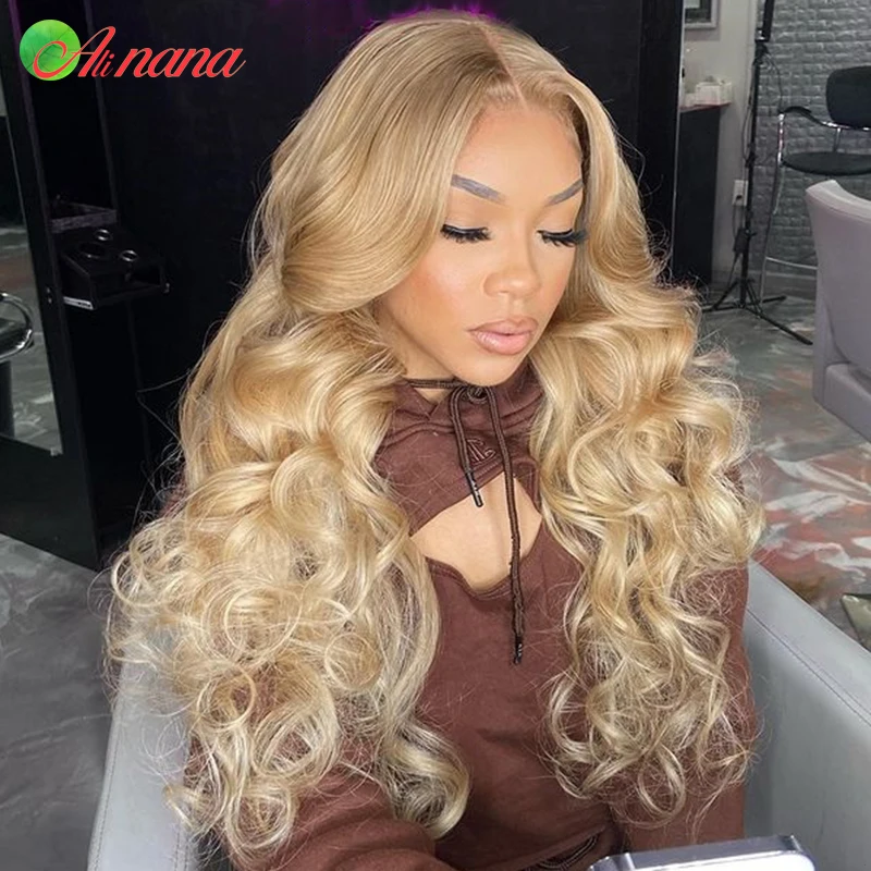 Ed Wig Human Hair Body Wave 13x6 Lace Frontal Wig Glueless Wear Go Blonde 5x5 Lace Closure Wigs For Black Women