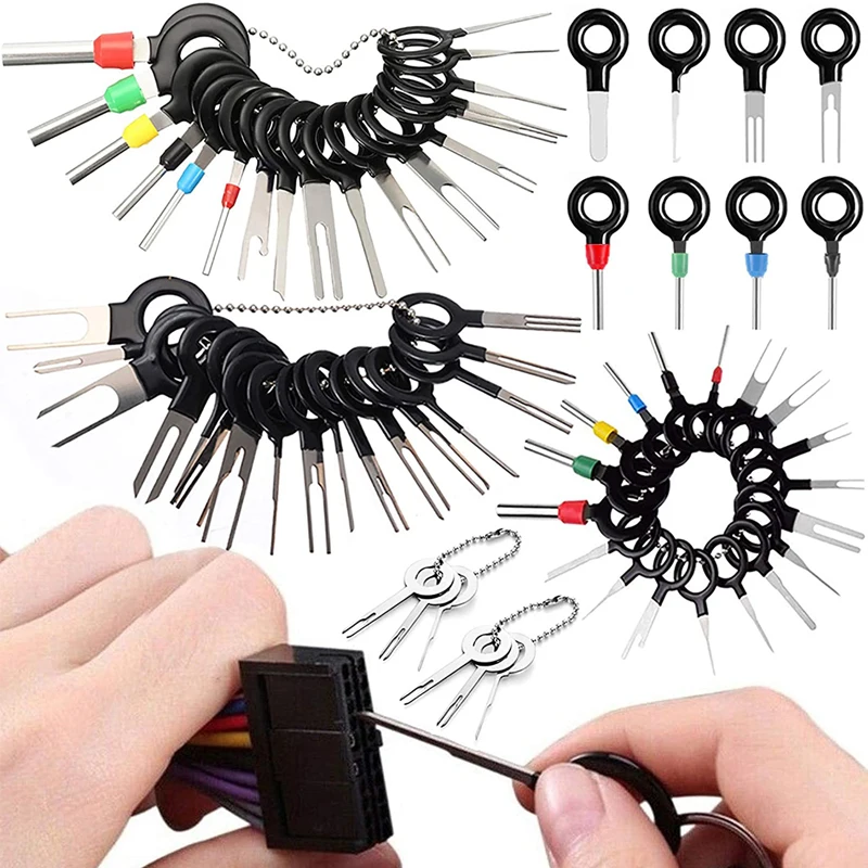 

3/8/11/18/36/41PCS Automotive Plug Terminal Removal Tool Car Electrical Wire Crimp Connector Pin Extractor Kit Pin Removal Tool