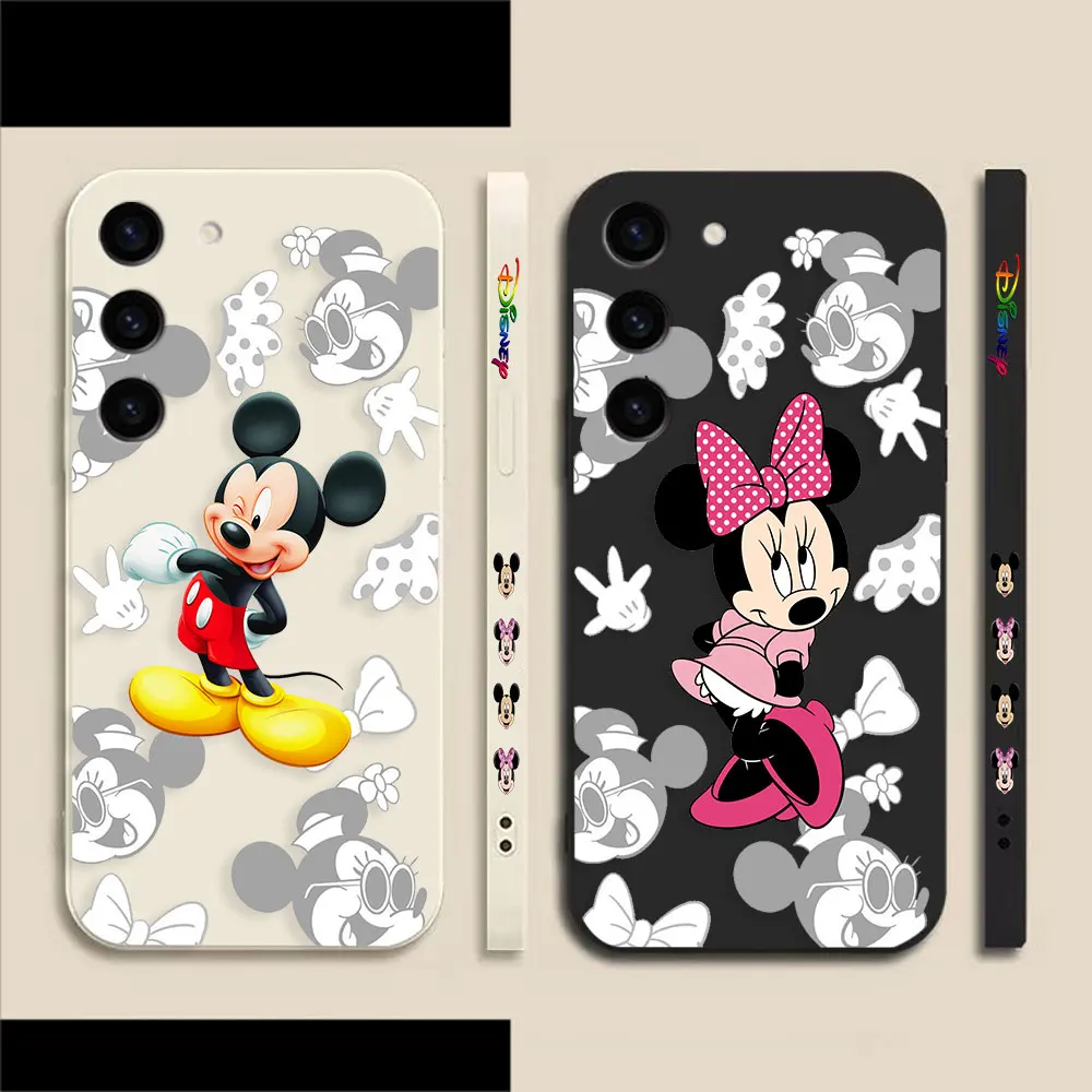 

Cute Mickey Minnie Mouse Phone Case For Samsung Galaxy S23 S22 S21 S20 FE S11 S11E S10 S10E S9 S30 Ultra Plus 4G 5G Case Shell