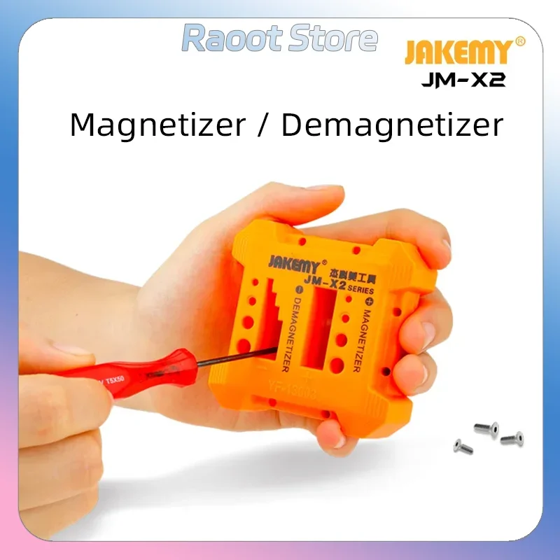 JAKEMY JM-X2 намагничиватель с несколькими отверстиями размагничиватель инструменты