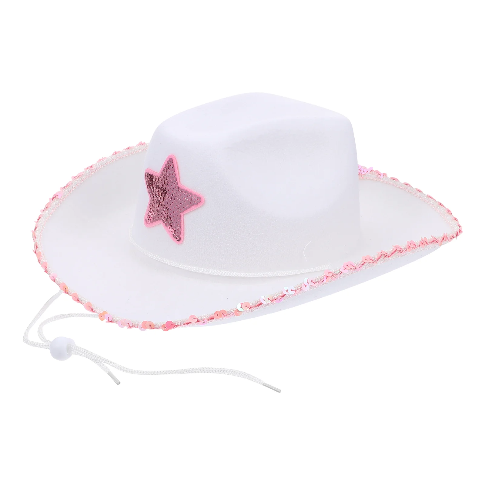 

Summer Denim Pentagram Hat Child Country Chic Decor Cowboy Woolen Costume Accessories