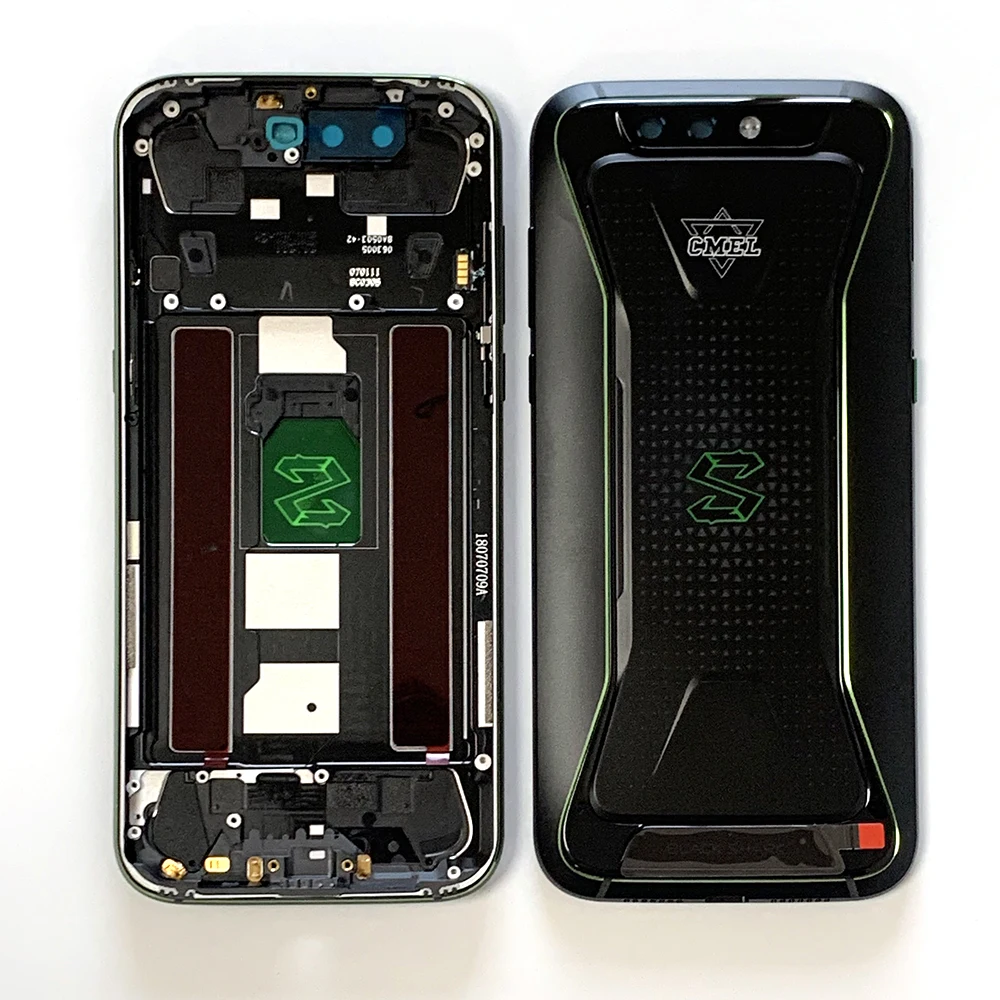 

5,99 "оригинальная задняя крышка аккумулятора для Xiaomi Black Shark + рамка для объектива камеры Blackshark SKR-H0 задний корпус + боковые клавиши