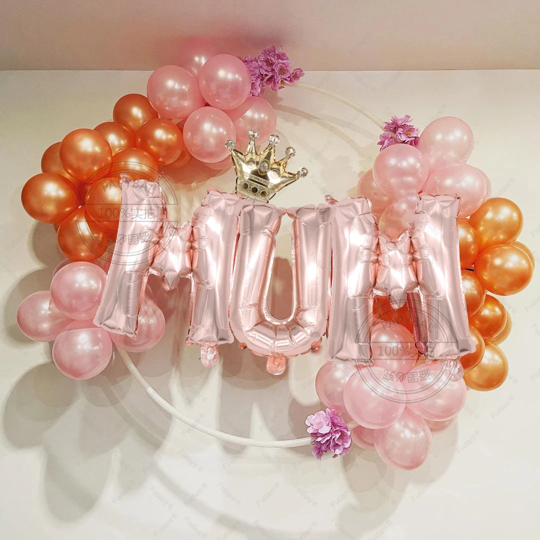 

Happy Mothers Day Foil Helium Balloons Happy Mothers Day 16inch BEST MUM Birthday Party Decorations Gifts Air Globos