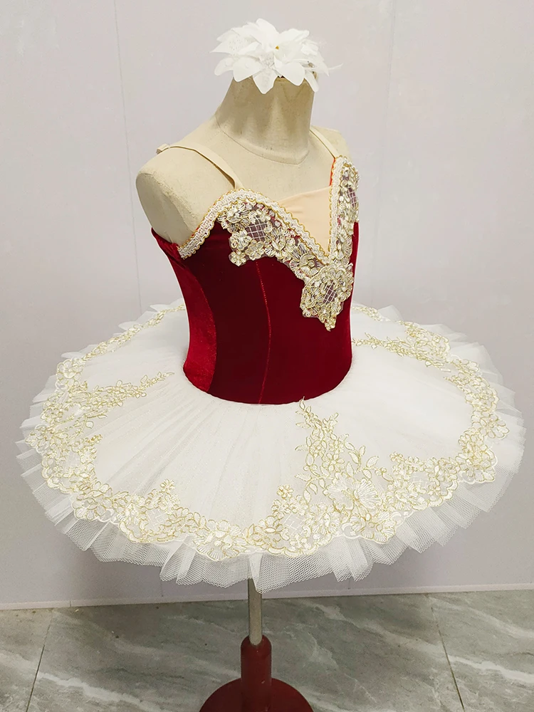 Professional Ballet Tutu Blue Adult Swan Lake Ballet Dance Clothes For Girls Pancake Child Tutu Skirt Women Costumes Ballerina