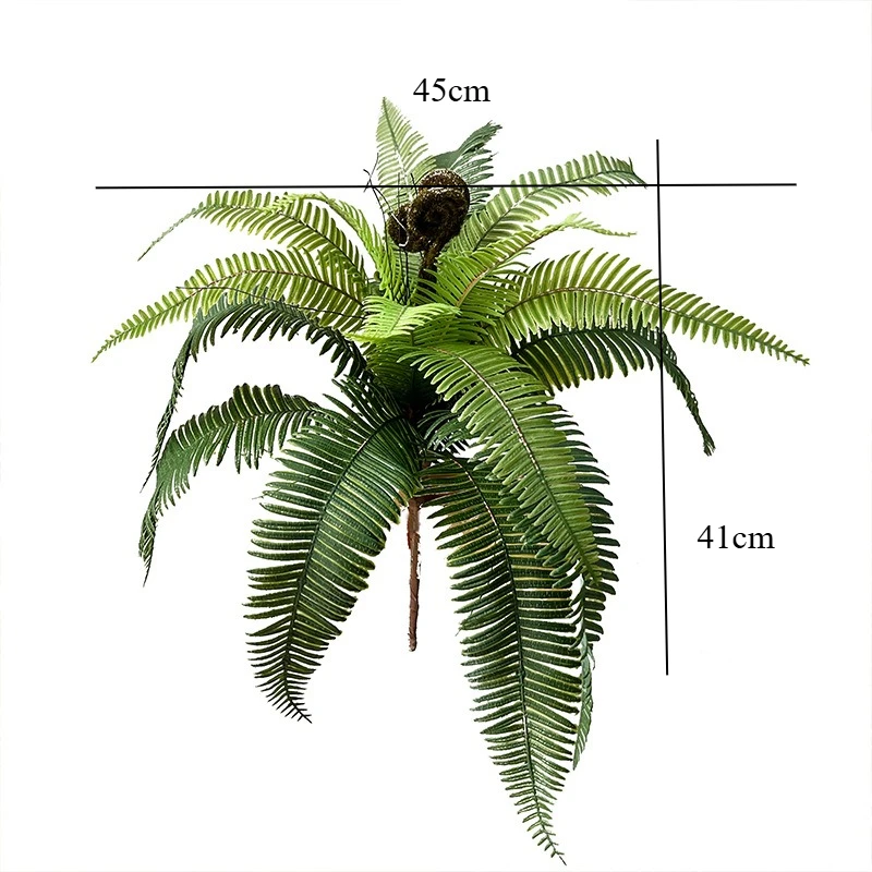 

Искусственные бостонские папоротники из ПВХ