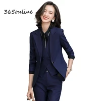formal uniform designs pantsuits for women business work wear suits spring autumn ladies office blazers ol styles pantsuits