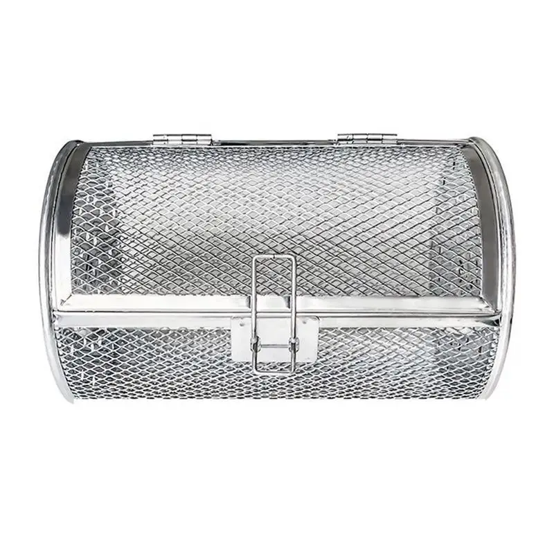 

Гриль для барбекю из нержавеющей стали 2023, вращающаяся подставка для духовки, корзина для арахисовых кофейных зерен, кухонная столовая для дома