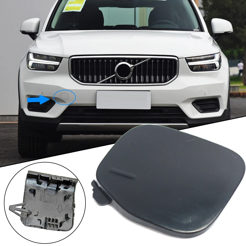 

Front Bumper Tow Hook Cover Cap ABS Direct Replacement Fit For Volvo XC40 2018-2022 Front High-strength Brand New