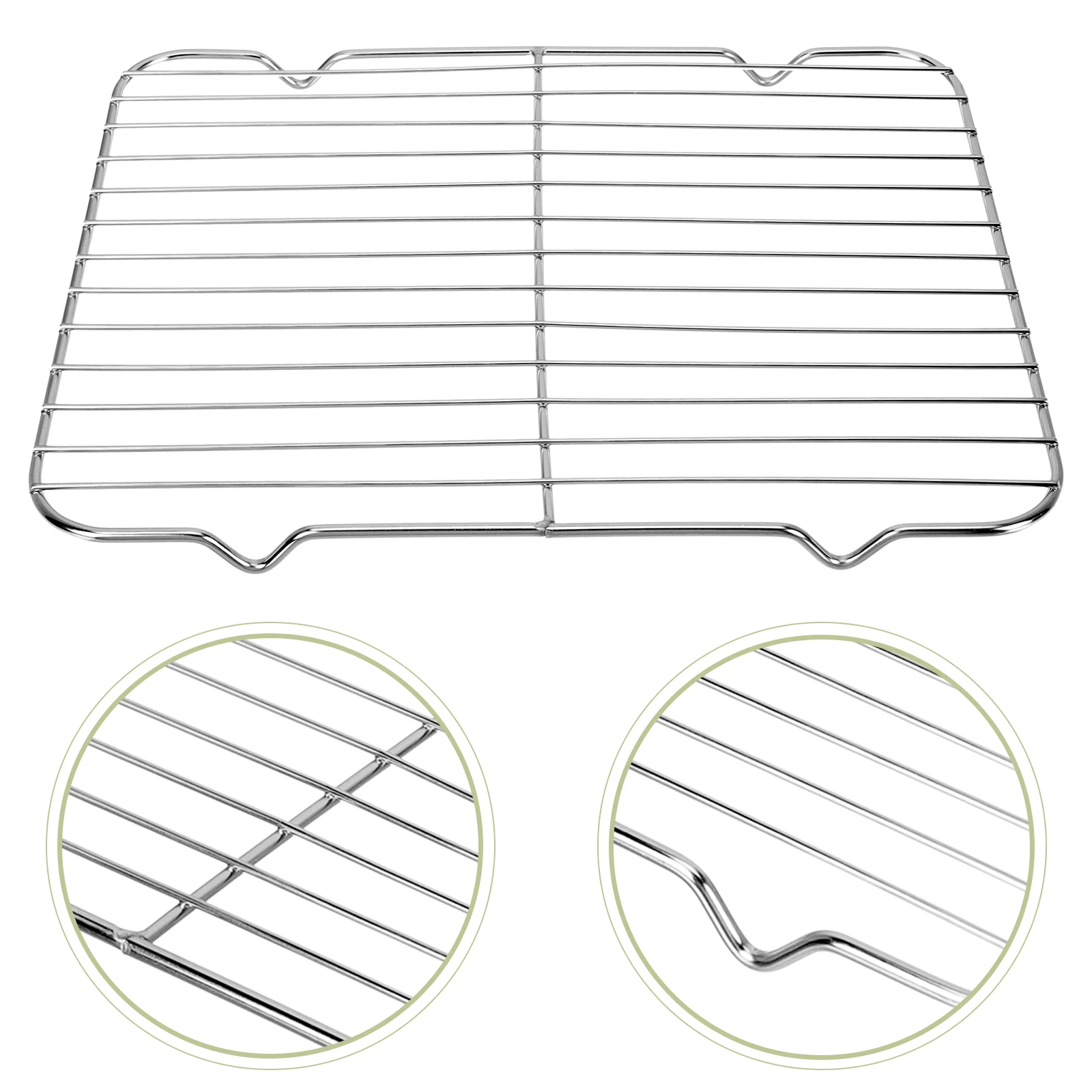 

Rack Oil Frying Stainless Steel Drain Drip Grill Draining Fritters Filters Net Crisper Tray Deep Cooking Tools Baking Oven Pan