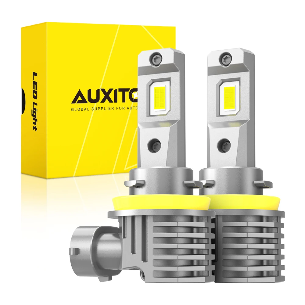 

AUXITO 2 шт. H8 H11 светодиодный противотуманный фонарь Canbus для Skoda Audi BMW Ford Fiesta Nissan Toyota VW Polo двойной цвет белый золотой желтый