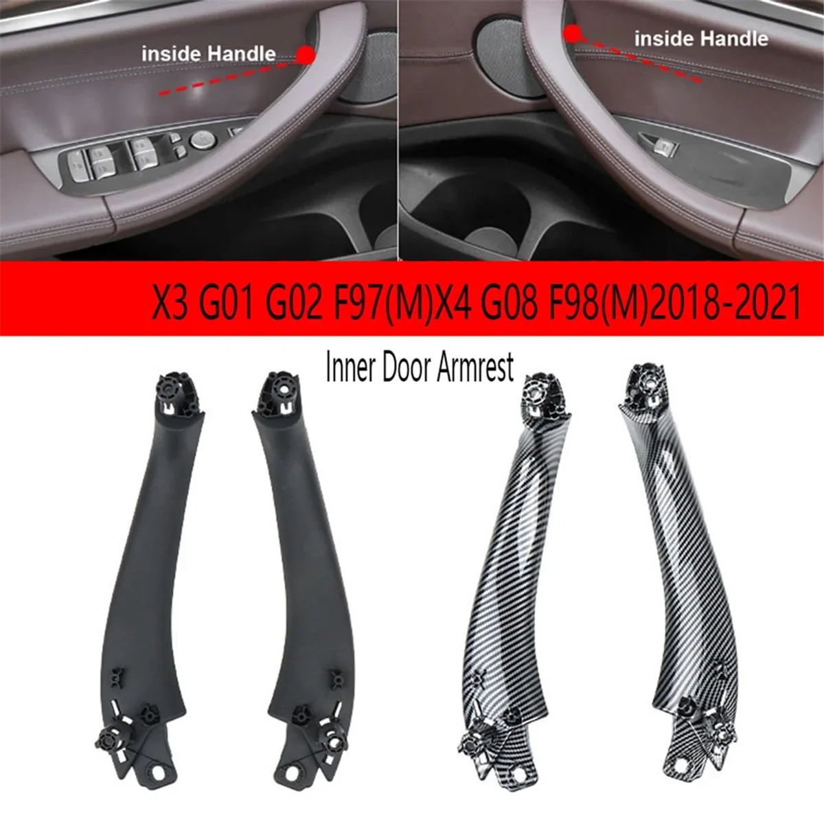 Крышка ручки подлокотника правой двери автомобиля внутренняя ручка для X3 G01 G02