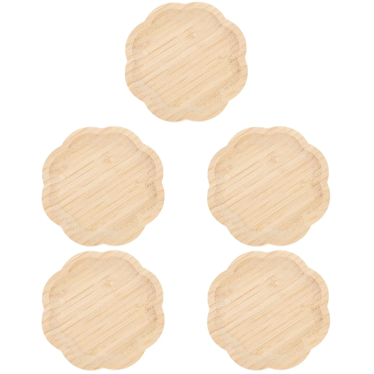 

5pcs Snack Plate Snack Fruit Tray Household Storage Plate Home Decor