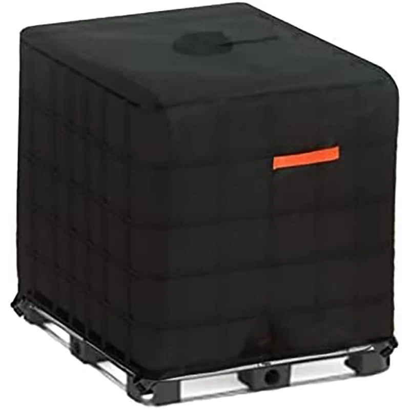 

IBC Tote чехол на 330 галлонов, защитный чехол для резервуара для воды на молнии, 420D, тяжелый водонепроницаемый солнцезащитный материал, 1000 л, уличная садовая вода
