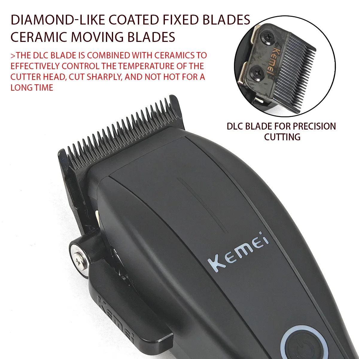 Профессиональная машинка для стрижки волос KM2286 KM2295 триммер 8800 об/мин лезвие DLC 4500