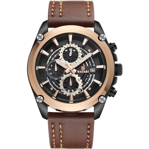 

Bagari 8003 Chronograph Calendar With Belt Men 'S Wristwatch Original Product High Quality | Türkiye'den Sent | Discount price