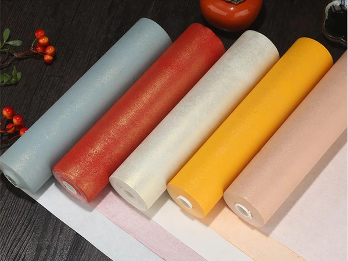 

Батик Лю Цзинь в рулоне, краска в стиле ретро, полузрелые китайские чернила, кисть для каллиграфии, рисование, рисовая бумага, 20 м