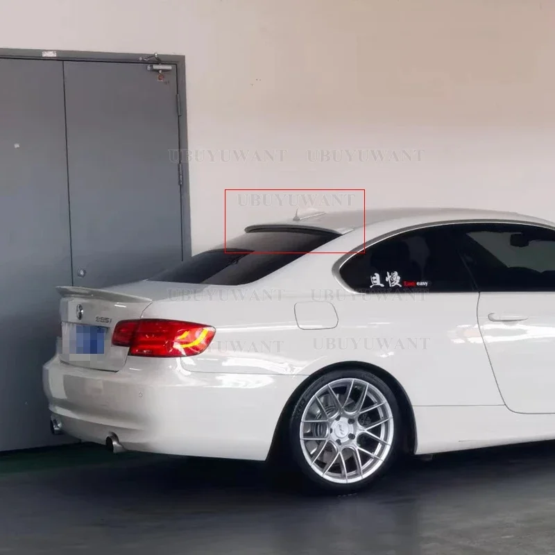 Черный спойлер на крышу для BMW E92 Series 2 Door Coupe M3 ABS 2005 - 2012