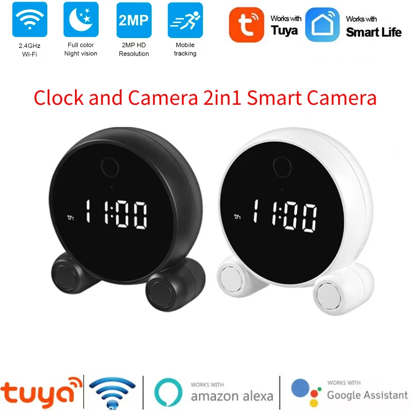 

Умная невидимая IP Wi-Fi камера наблюдения Tuya 1080P, фотокамера 2 в 1 для домашней безопасности, видеоняня, камера ночного видения