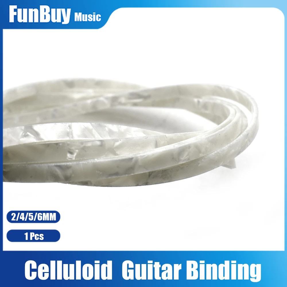 

Guitar Neck Body Binding Purfling Strip For Luthier Tool 1650mm X 6mm Celluloid Acoustic Classical Guitars Musical Instrument