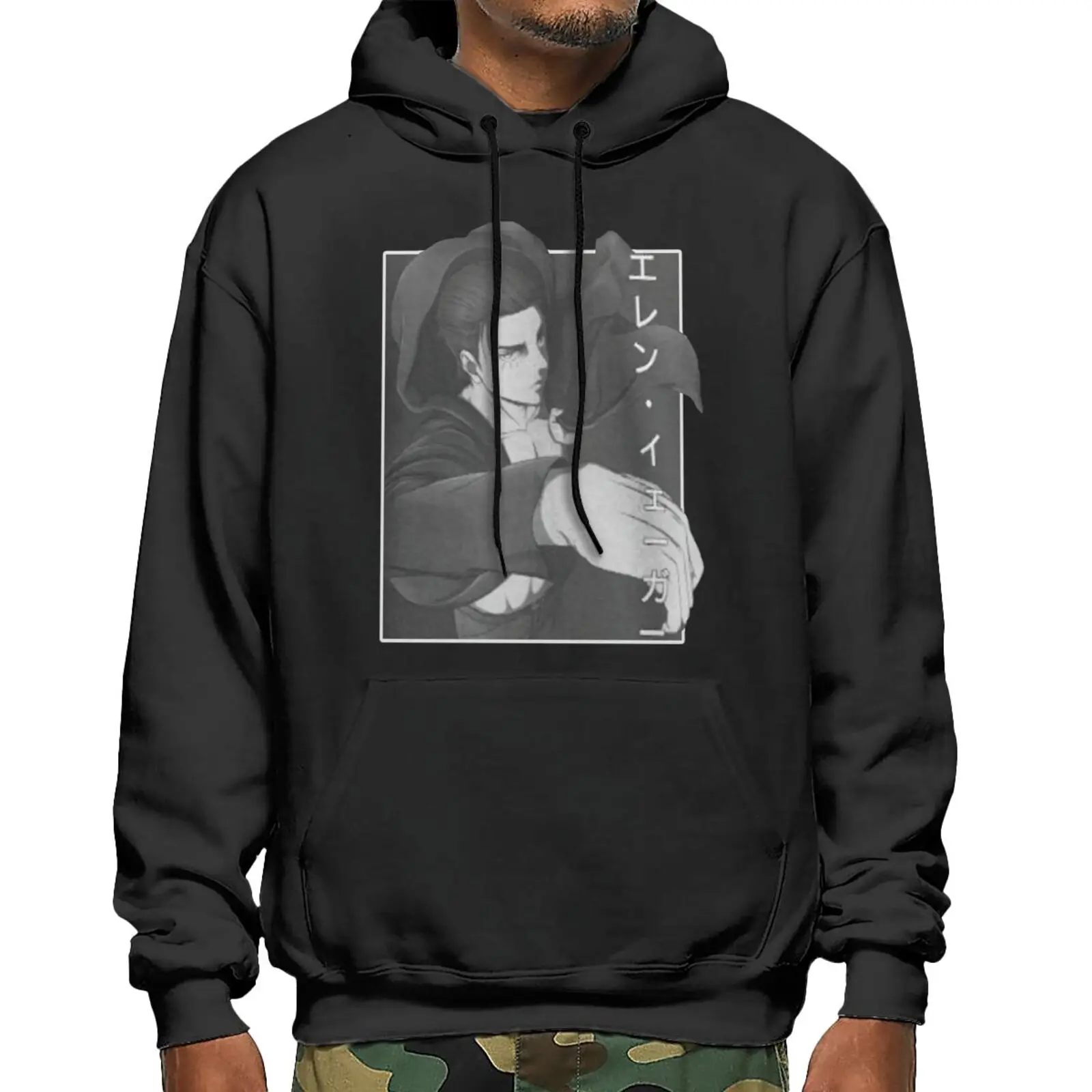 

Eren Jaeger Attack On Titan Aot Sweatshirts Hoodies Sweatshirt Male Anime Sweatshirt Hip Hop Sweatshirt With Hood Hoodie Korea