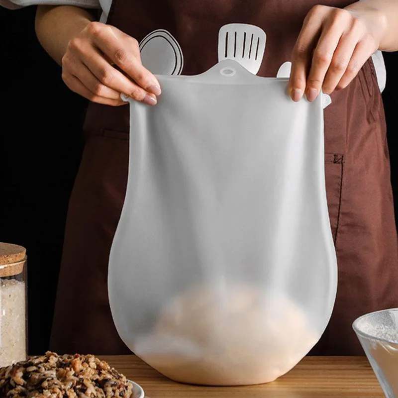 

3kg/6kg Silicone Kneading Bag Dough Flour Mixer Bag Multifunctional Flour Mixing Bag for Bread Pastry Pizza Nonstick Baking