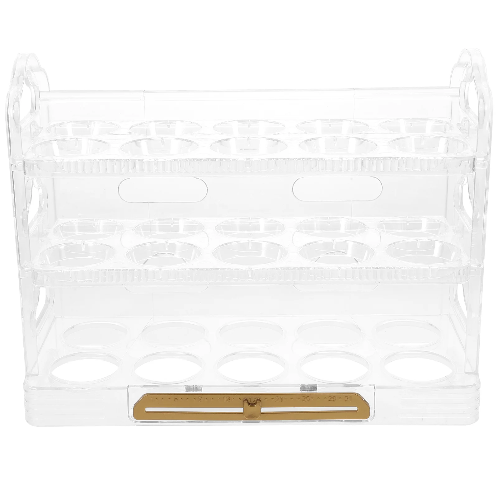 

Egg Carton Refrigerator Rack Plastic Holder Multi-layer Household Organizer Tray Multi-layers Eggs Pp Storage Box