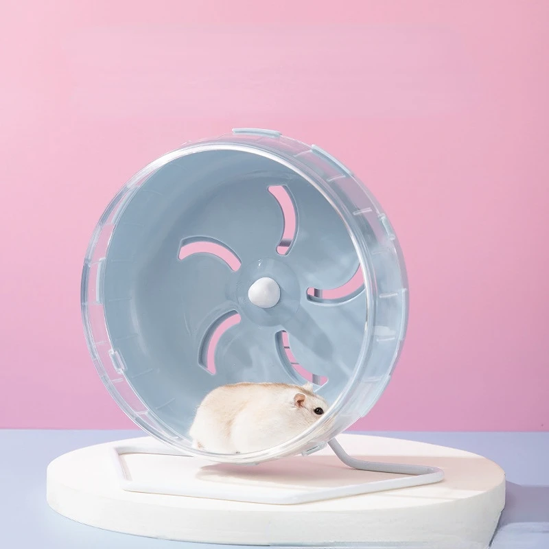 

12 cm Hamster Sport Running Wheel Rat Small Rodent Mice Silent Jogging Hamster Gerbil Exercise Play Toys Brackets Accessories