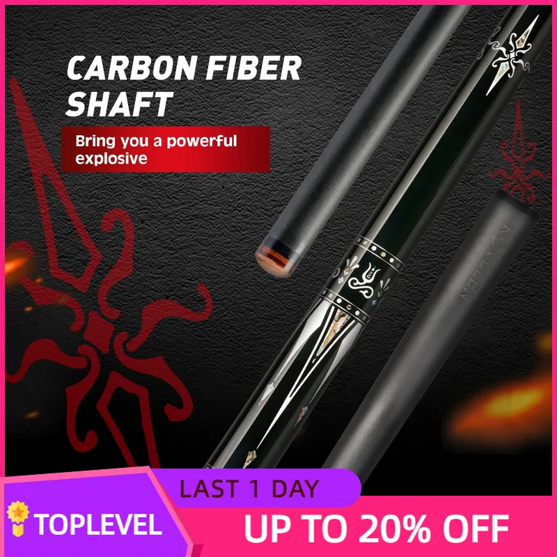 

KONLLEN бильярдный кий 12,9 мм наконечник стержень из углеродного волокна Tecnologia 3*8/8 шарнир настоящая инкрустация кий палка 148 см черный с расширением