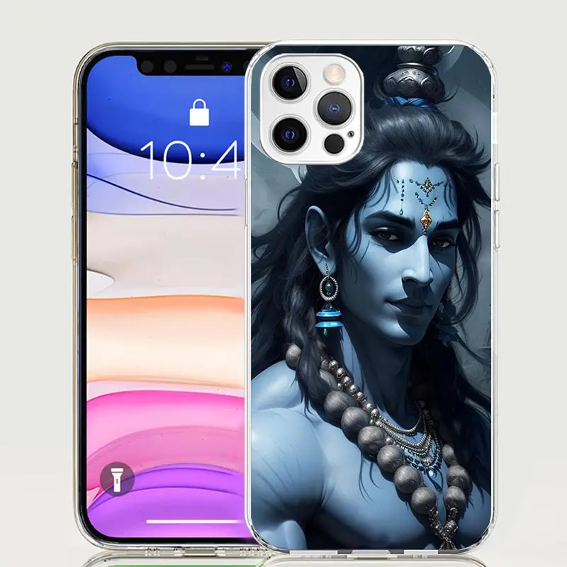 Чехол для телефона Lord Shiva Hindu God Buddha India Apple iPhone 16 15 14 13 12 11 Pro Max XS X 7 + 8 Plus SE с мягким