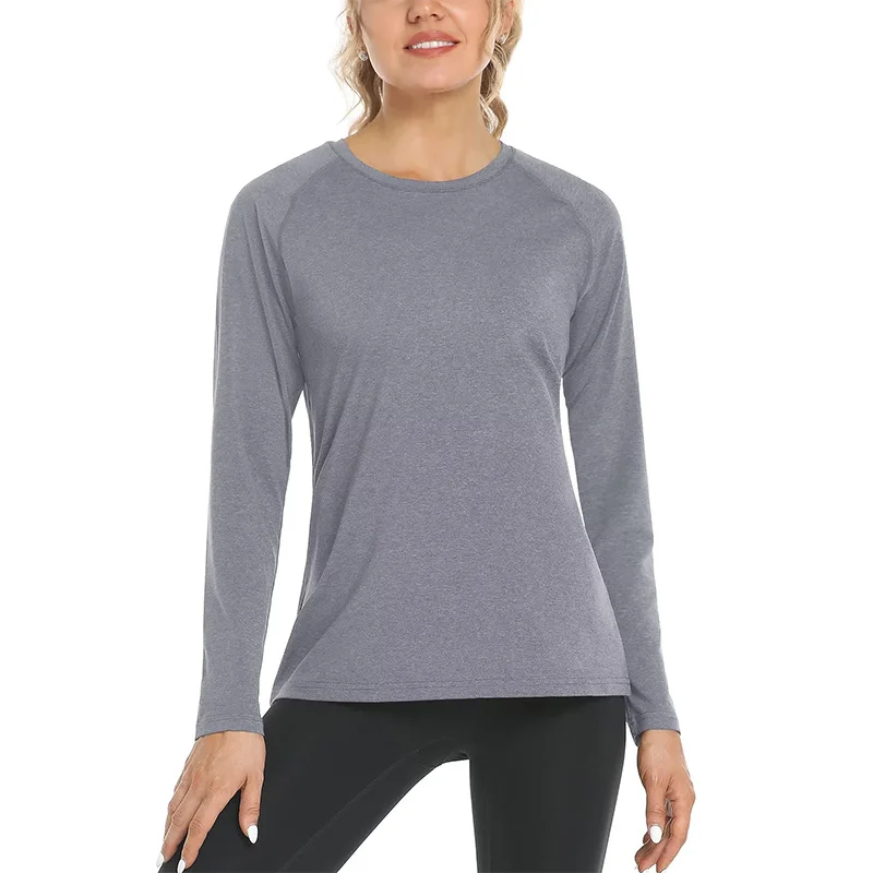 

Women's Sun Protection Shirt Long Sleeve UPF 50+ UV T-Shirt Lightweight Breathable Hiking Running Workout O-Neck Tops