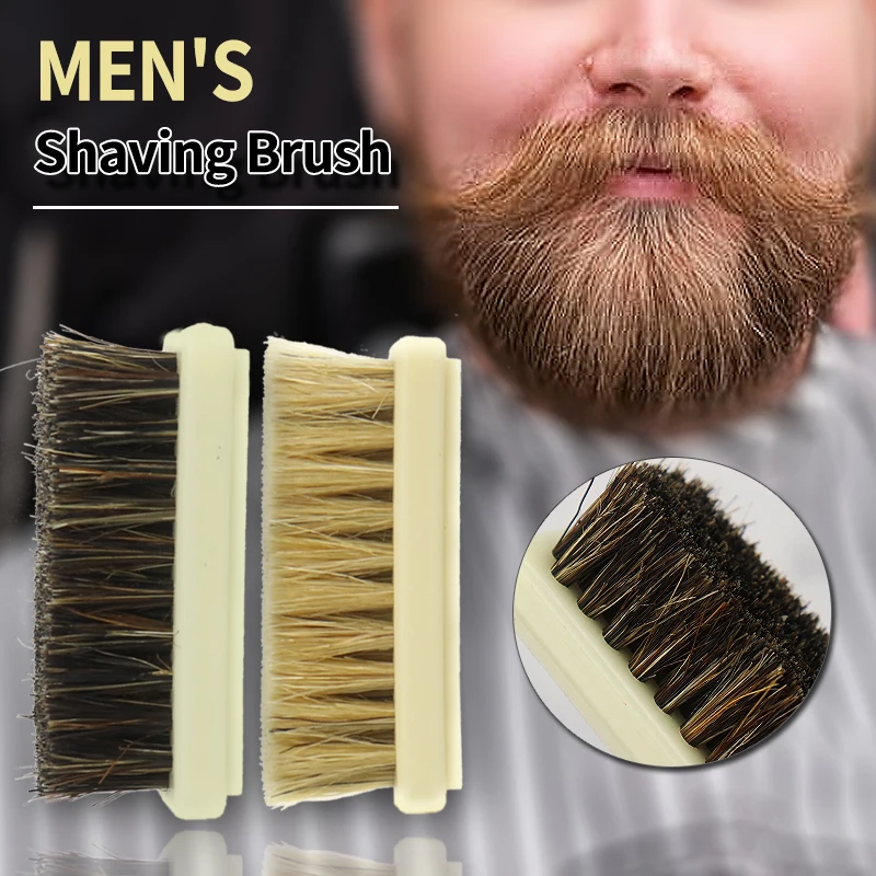 

Eco Friendly Boar Bristle Beard Brush Barber Salon Men Facial Beard Cleaning Mustache Tools