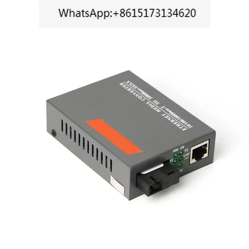 Одноволоконный одномодовый оптоволоконный медиаконвертер Ethernet A B Gigabit Netlink HTB-GS-03