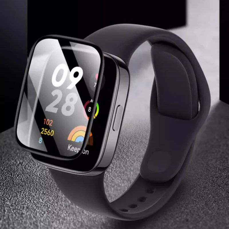 

3D изогнутая Защитная пленка с мягкими краями для умных часов, полное покрытие для смарт-часов Xiaomi Redmi Watch 3, активная защита экрана, умные аксессуары