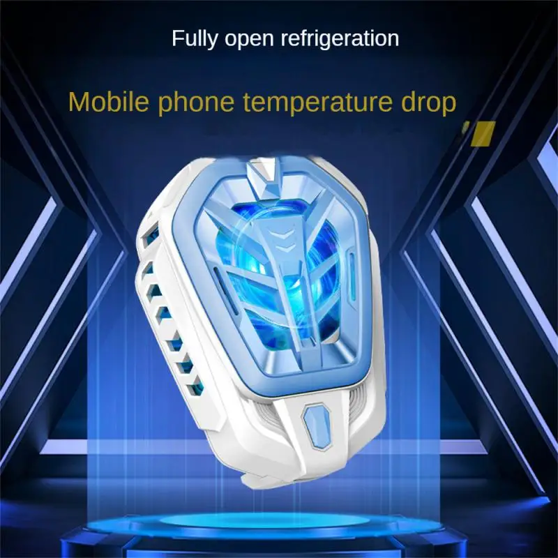 

NEW Mobile Phone Radiator K10 Semiconductor Type-c Back Clip Silent Fast Cooling Fan for PUBG Game Cooler for IPhone IOS Android
