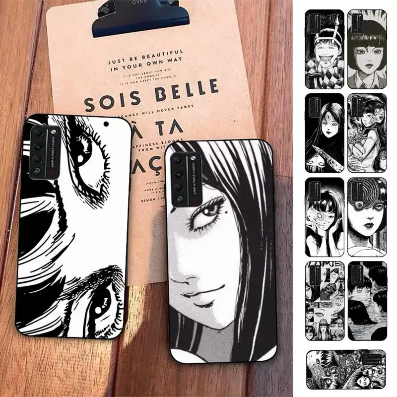 

Junji Ito Tees Horror cartoon Phone Case for Huawei Honor 10 i 8X C 5A 20 9 10 30 lite pro Voew 10 20 V30