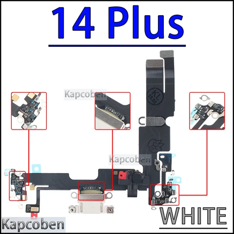 USB-порт, зарядное устройство, док-станция, микрофонный кабель для IPhone 13 14 13P 13PM 14P 14PM Pro Max Plus, док-станция для зарядки, гибкий модуль