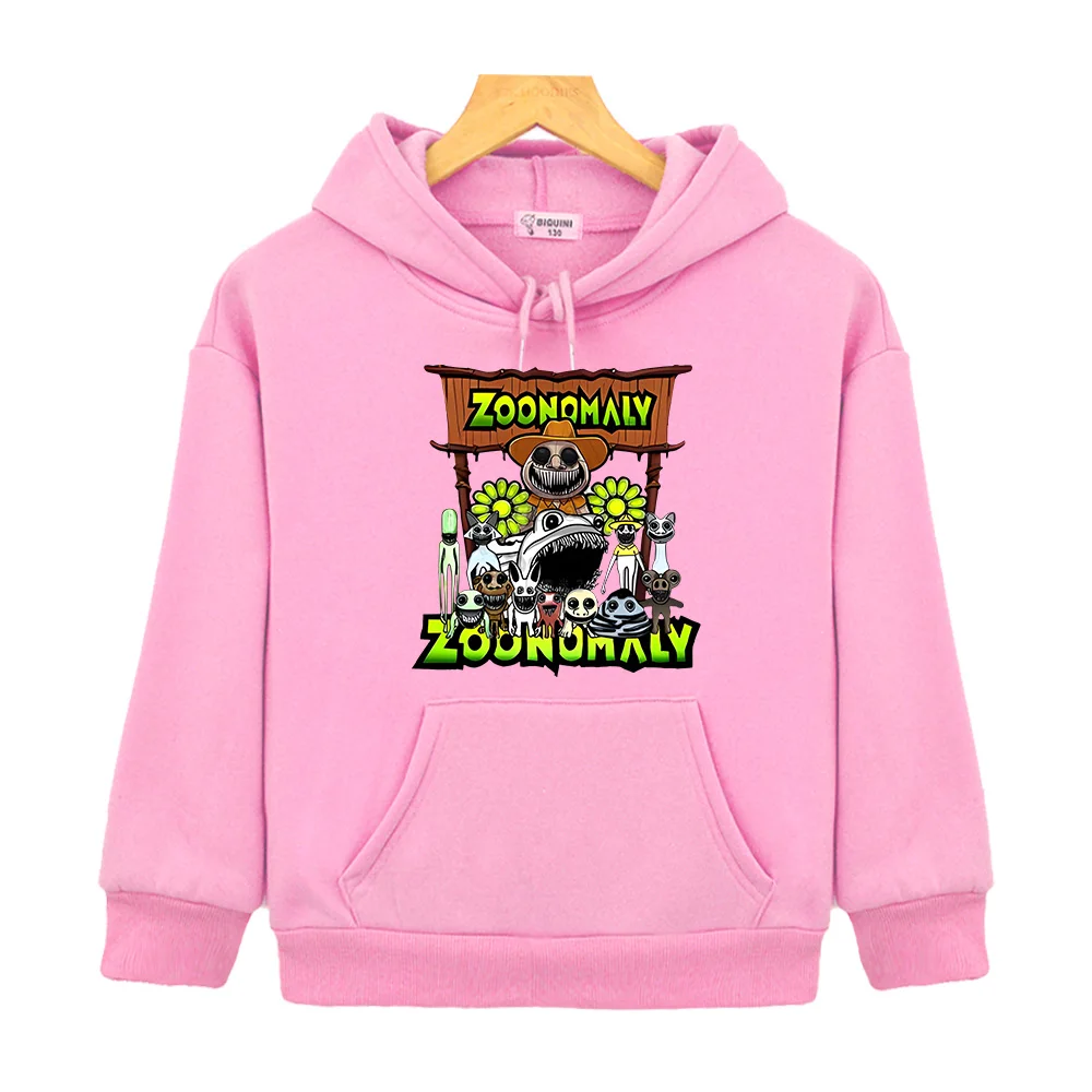 Худи Zoonomaly игровое графическое с длинным рукавом свитшоты для мальчиков и