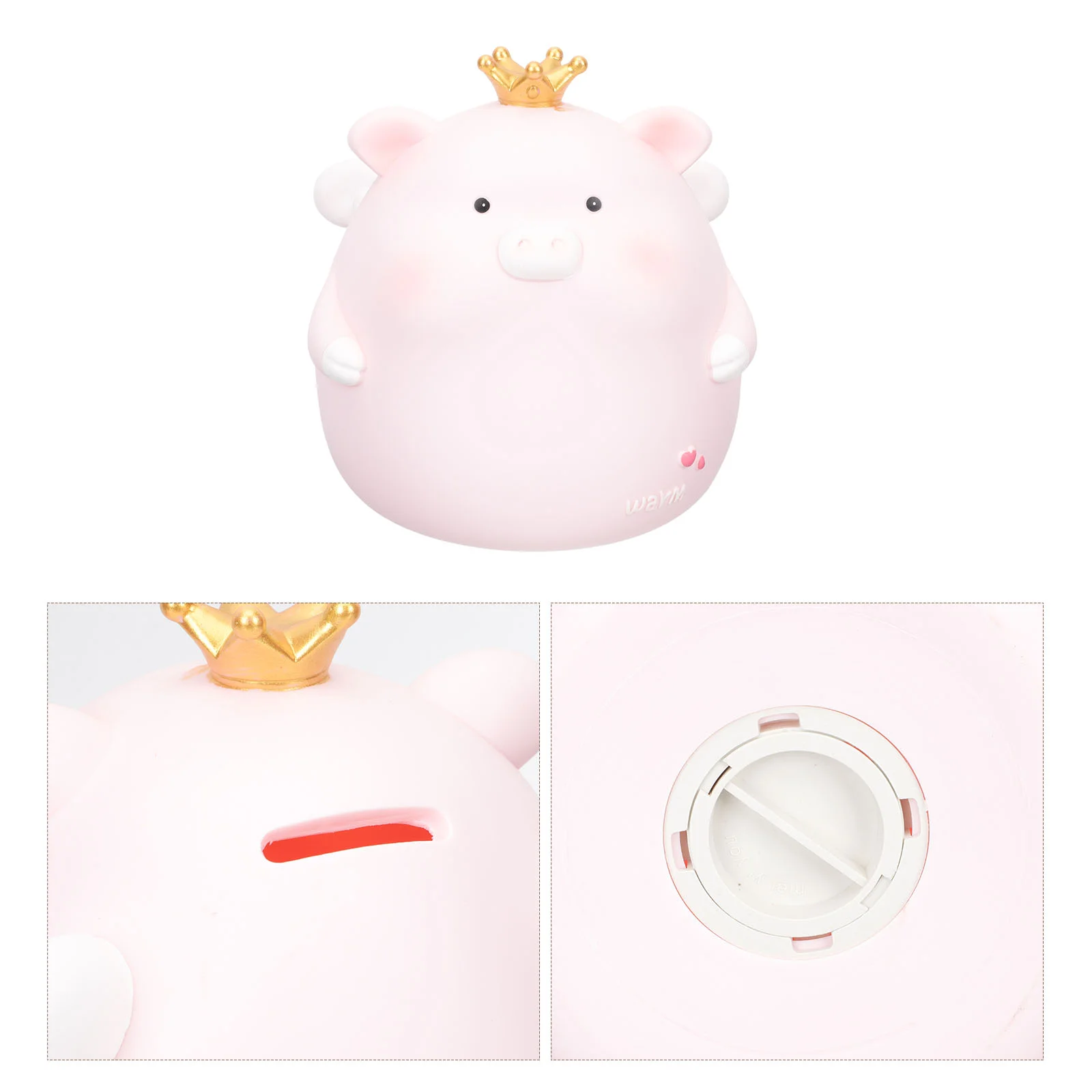 

Bank Money Box Piggy Saving Pig Animal Coin Kids Pot Banks Desk Figurine Toy Children Cash Figure Gift Birthday Deposit Shape