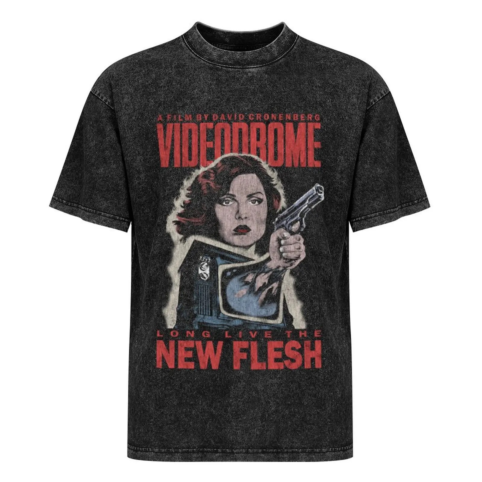 Vidéodromé D Vissid cronénbérg Sci Fi Horror (2) Футболка эстетическая одежда роскошная labubu мужские
