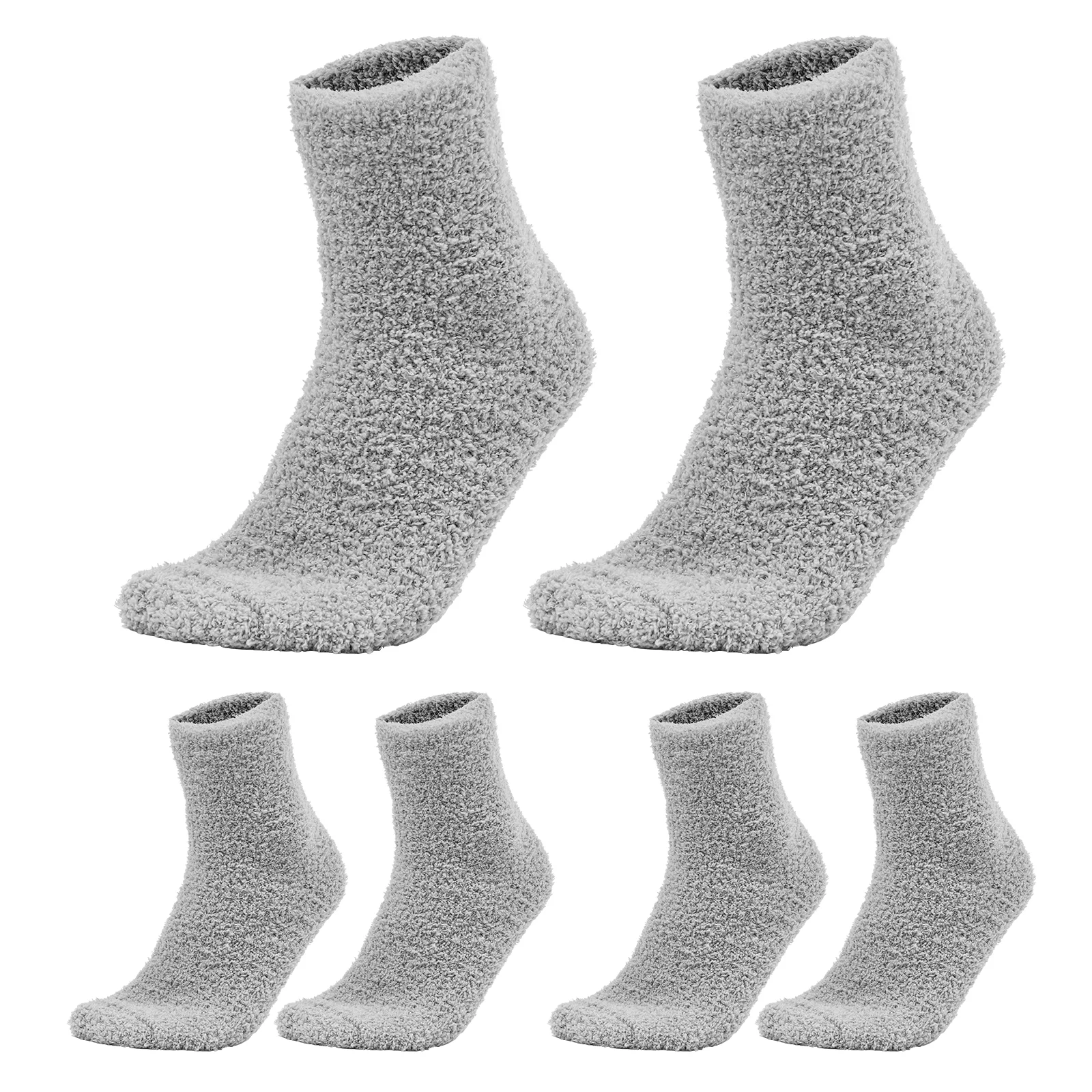 

KESYOO 3 Pairs Comfy Winter Socks Non-slip Thermal Sleeping Socks Home Socks for Father Husband
