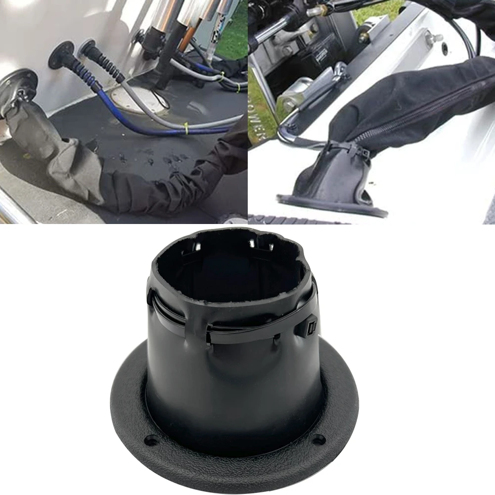 

Marine Transom Boat Steering Cable Boot Motorwell With Wire Tie Dia. 120mm Black Boat Yacht Black Cable Set Resists Gasoline And