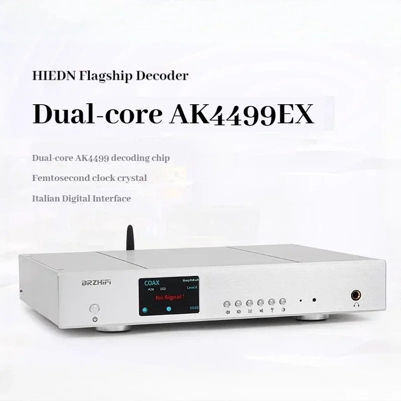 Фото AMXEKR DA10PRO HIEND флагманский двухъядерный AK4499EX полностью балансный ЦАП декодер HIFI лихорадка Bluetooth 5.1 с дистанционным управлением №2