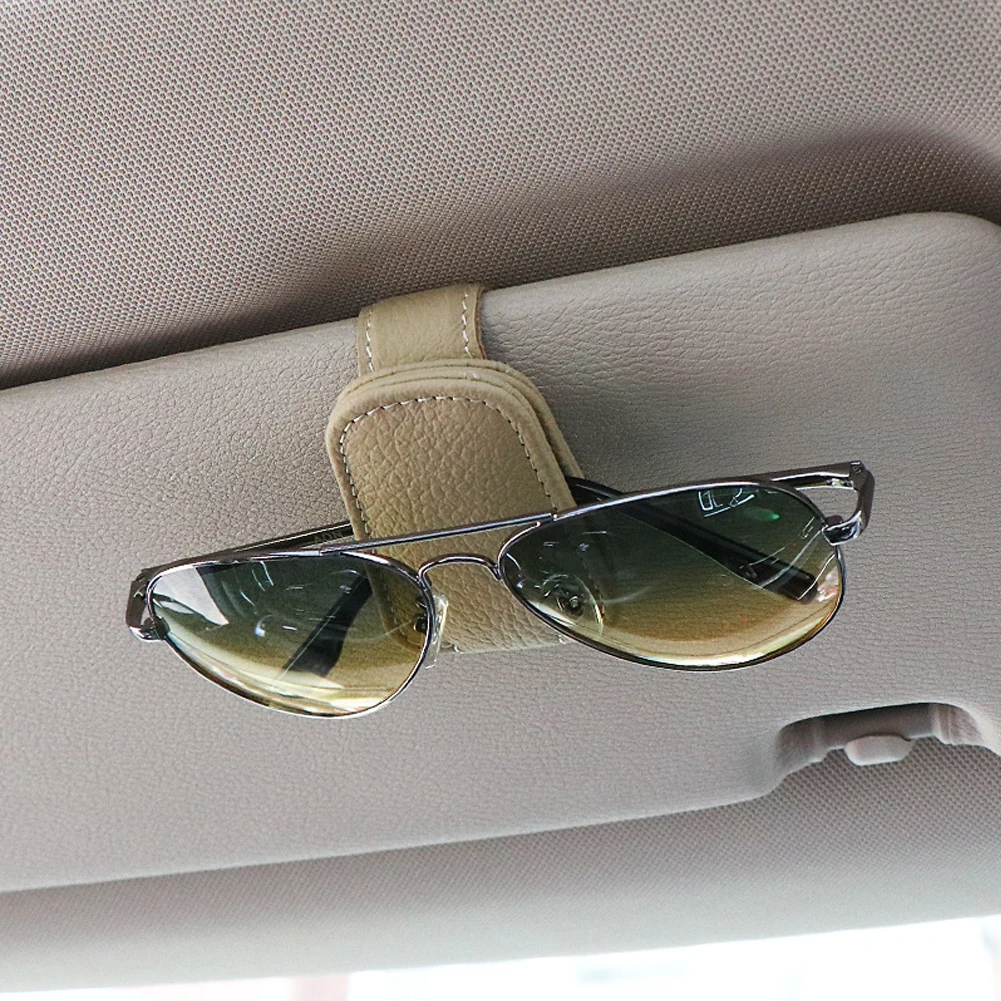 

4 Color Car Sun Visor Glasses Fastener Clip Portable Sunglasses Eyeglasses Ticket Card Holder Universal Multi-Function Interior