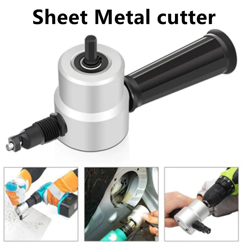 

160A Sheet Metal Cutter Double-head Iron Curve Hole Opener Electric Scissors Electric Drill Cutting Saw Tool