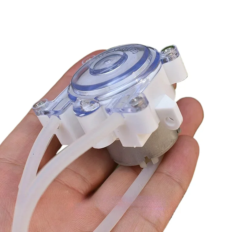 

Micro Peristaltic Squeeze Pump DC 6V 7.2V 9V 12V Mini 500 Geared Motor Dosing Liquid Water Pump Tube for Lab Ink Sampling Pump