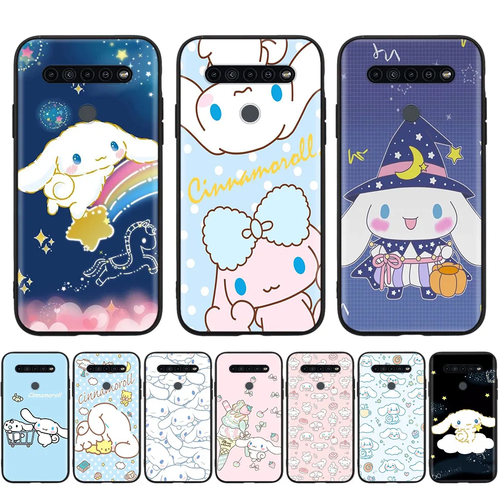 

Cute Cinnamoroll Black Case for Xiaomi Redmi Note 10 10A 10C 10T 10S Pro Max