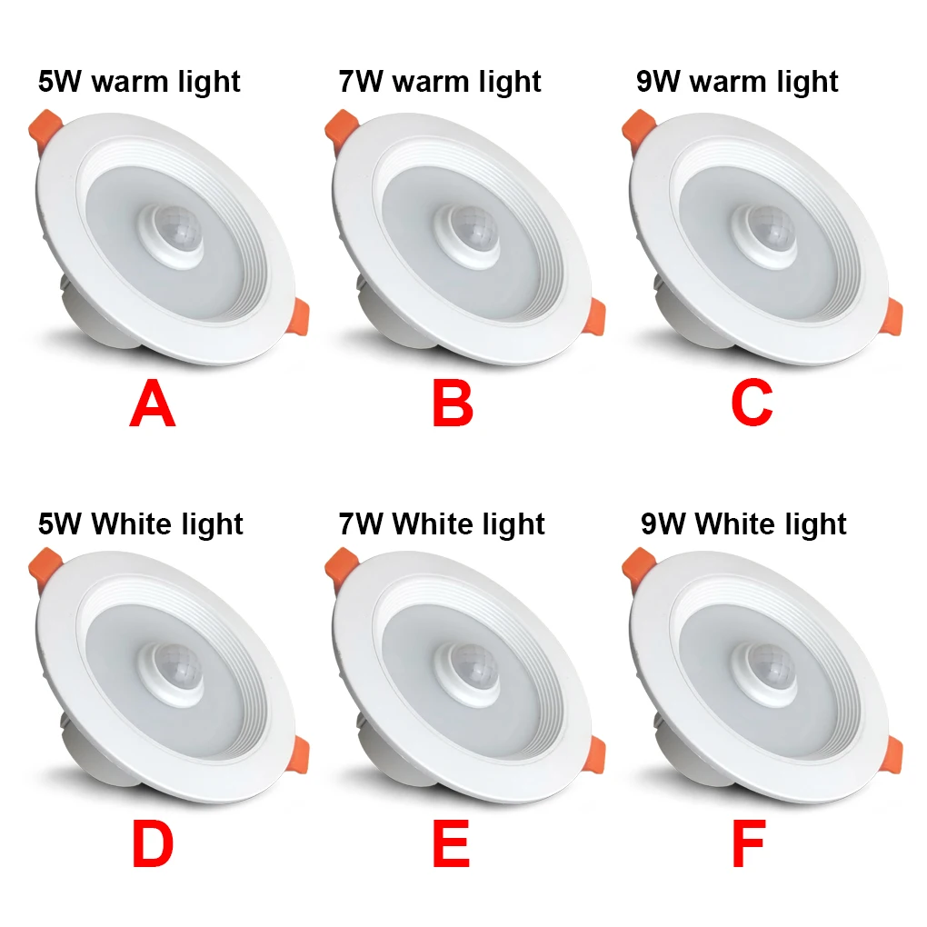 

Light LED Automatic Motion Sensor Lamp Spotlight Lighting Downlight